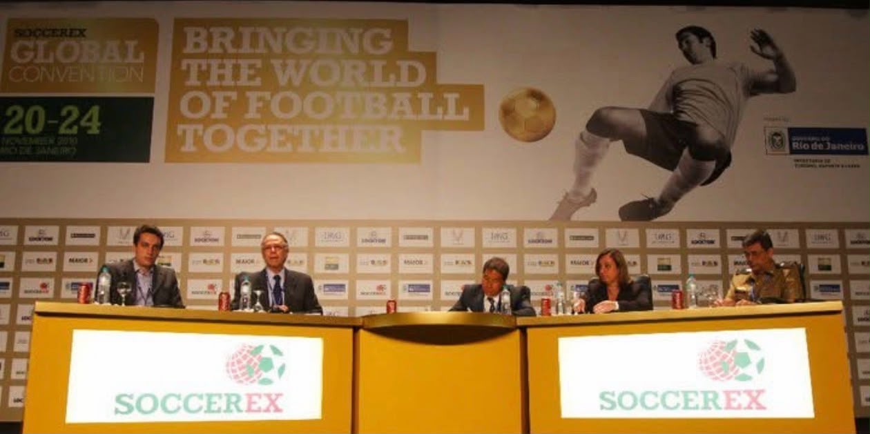 Hélio Viana de Freitas em painel da Soccerex Global Convention
